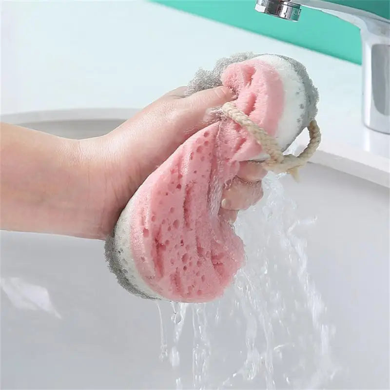 Soft Sponge Body Scrubber Bath Exfoliating Scrub Sponge Shower Brush Body Skin Cleaner Dead Skin Remover Bathroom Accessories