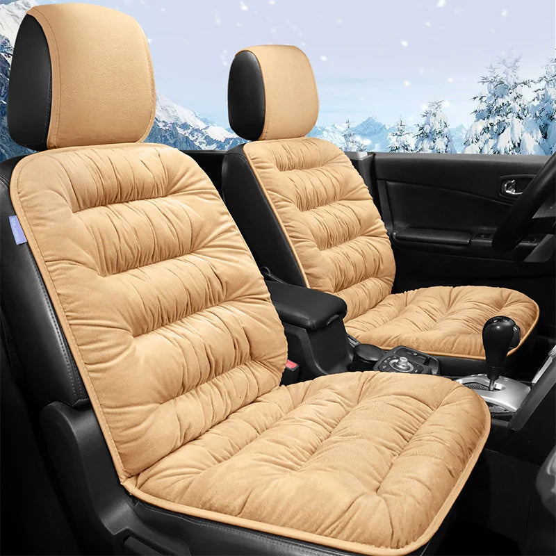 Car Seat Cushion Seat Cover General Front Rear Full Set Down Feather Breathable Protector Mat Pad Auto Accessories for Most Cars