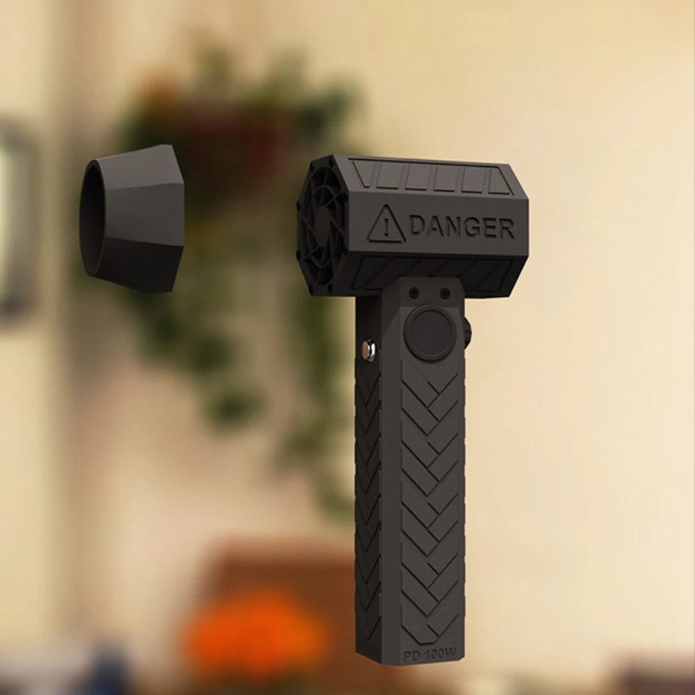 Turbo Jet Fan XL 1008W Handheld Violent Fan Turbo Jet Fan with Speed over 140000RPM 1500g Thrust 64mm Brushless Motor