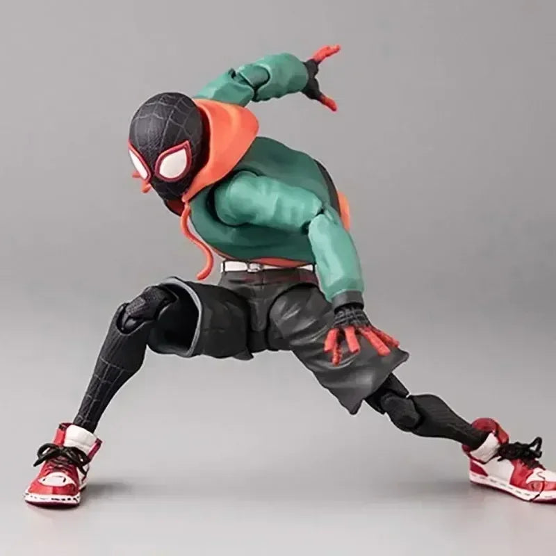 2024 Spiderman Gwen Peter Action Figure Anime Spider-verse Collection Sentinel Miles Morales Figures Christmas Toys Gifts