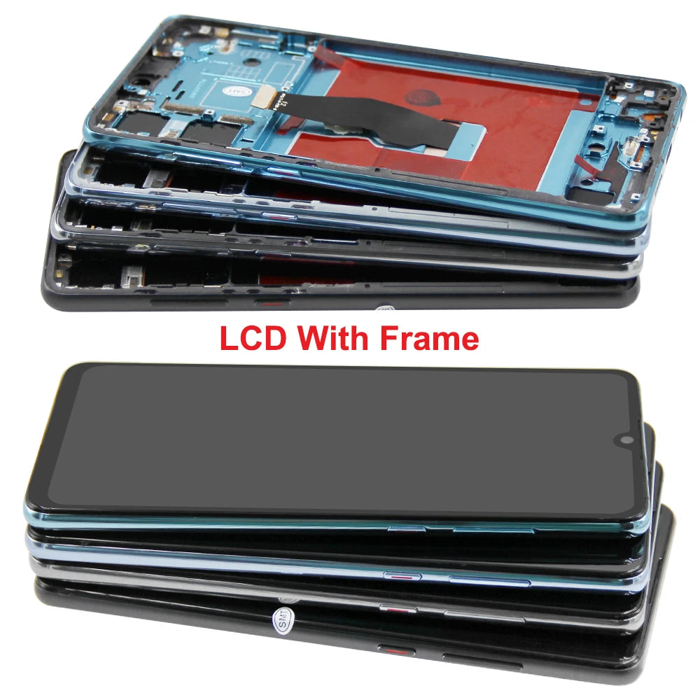 6.1'' Super AMOLED Display For HUAWEI P30 LCD Display Touch Screen Digitizer Assembly For Huawei P30 ELE-L29 L09 AL00 TL00 L04