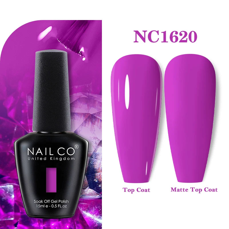 NAILCO Gel Nail Polish 15ml Nail Art Vernis Semi Permanent Soak off UV Gel Polish Gel Manicure Nail Varnish Nail Color Ongles