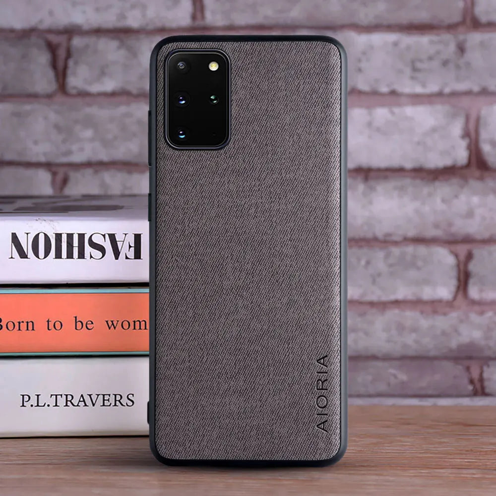 Textile Case for Samsung Galaxy S20 Ultra S20 Plus S20 FE S20 S10E S10 Plus S10 lite S10 5G S10X S10 perfect touching feel case