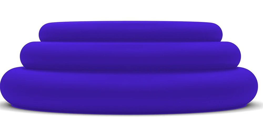 Silicone Penis Ring Set Sex Toys for Men 3 PCS Silicone Luminous Locking Ring Delayed Ejaculation for Men Adult Sex Toys
