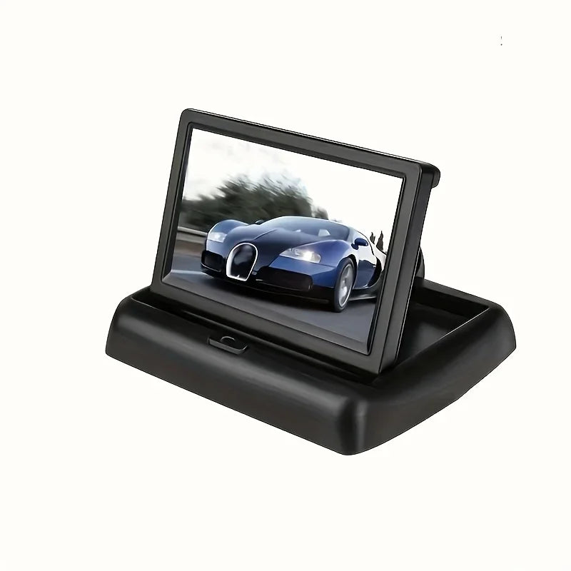Easy-To-Install 4.3inch Led Night Vision Car Reversing Camera with Foldable Lcd Display - Enhance Reversing Safety