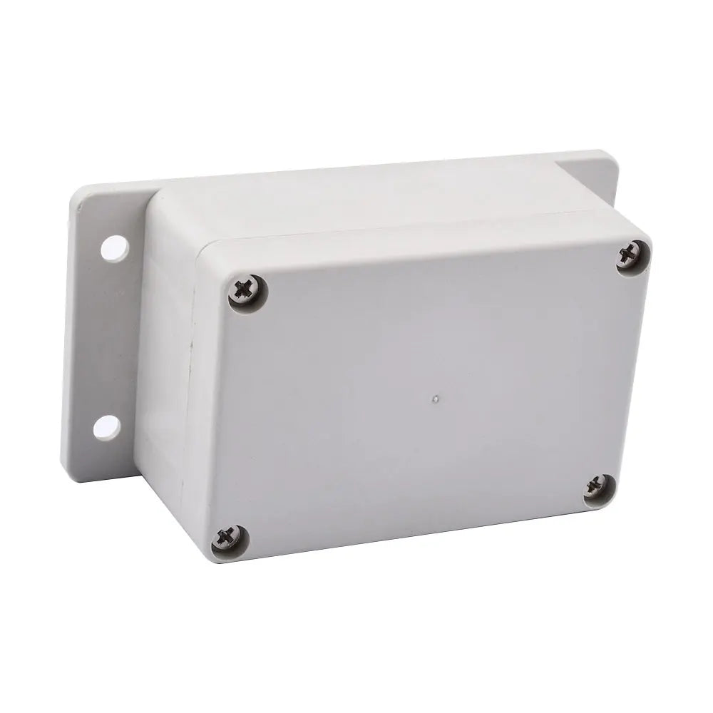ABS plastic case grey waterproof electronic project box DIY case with ears waterproof case instrument box electrical supplies