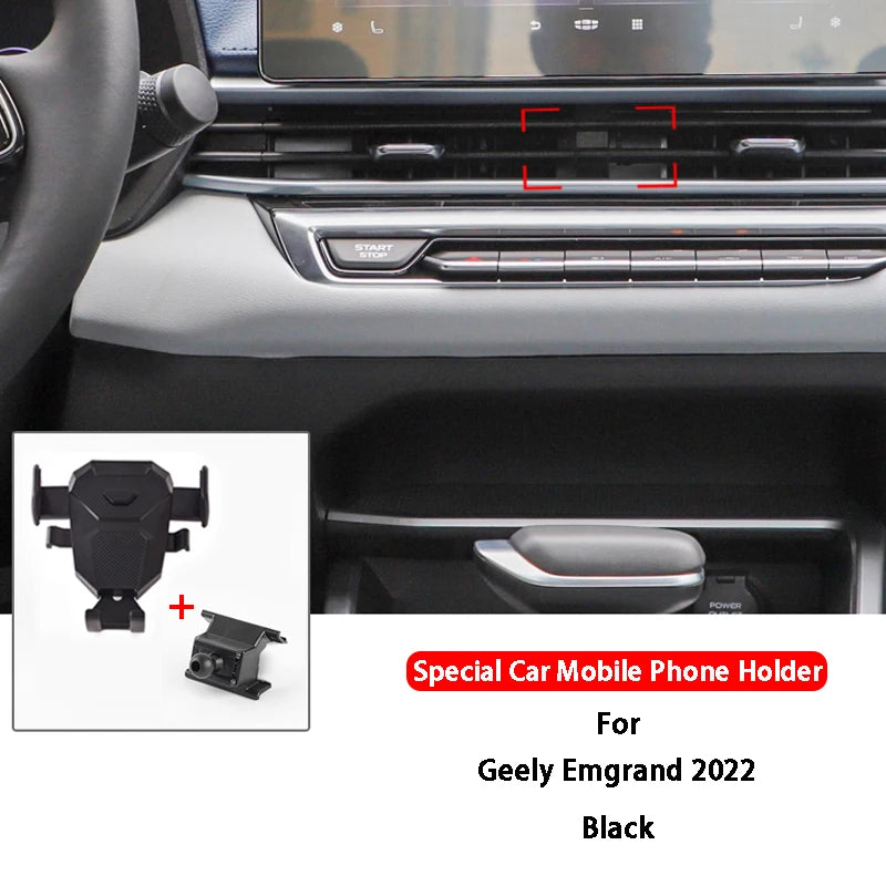 360 Rotate Degree Phone Car Holder Mount Dashboard Mobile Phone Holder GPS Car Stand For Geely ICON Emagrand Emagrand S/L