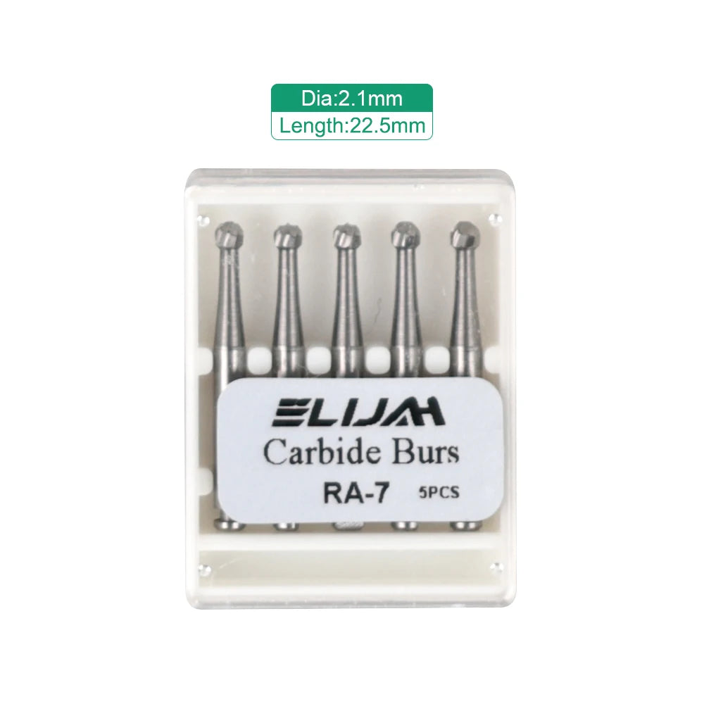 5Pcs/box Dia.2.35mm Dental Round Bur RA Series Tungsten Carbide Bur For Low Speed Contra Angle Handpiece Polishing Tool Material