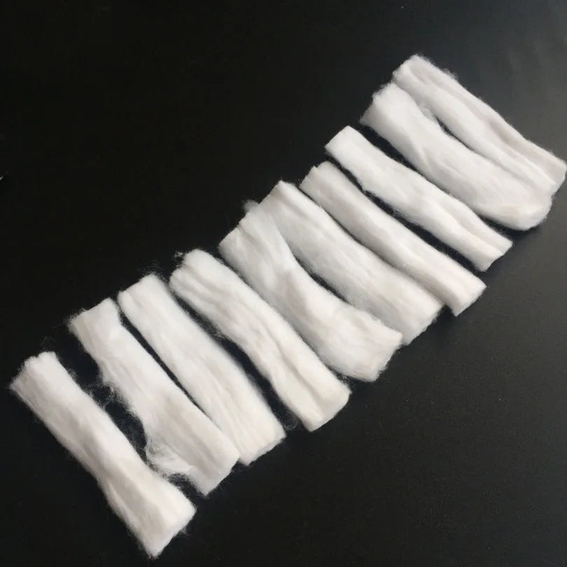 10 Strip High Quality Oil Absorbent Nine Hole Fiber Cotton For Zippo Zorro Lighter DIY Upgrade Spare Parts Inserts Accessories