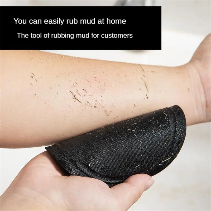 Black Silica Gel Painless Scrub Bath Round Bath Supplies Household Bath Strong Rub Back Ash Rub Mud Exfoliating Brush