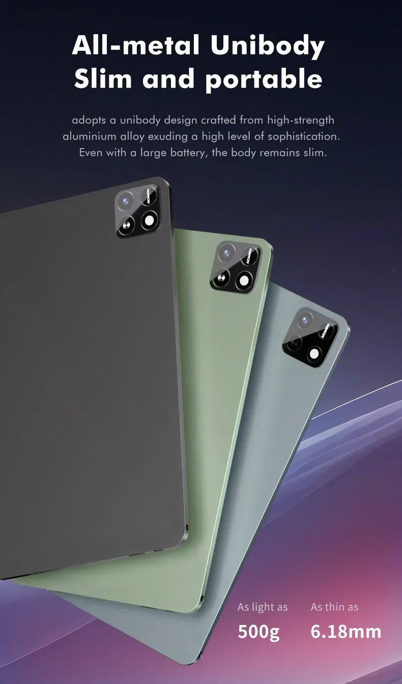 2025 New Original Global Edition Tablet PC Pad 7 Pro, with Snapdragon 8gen3, Android 14 HD 4K, 22GB + 2TB, Dual SIM 5G and WIFI