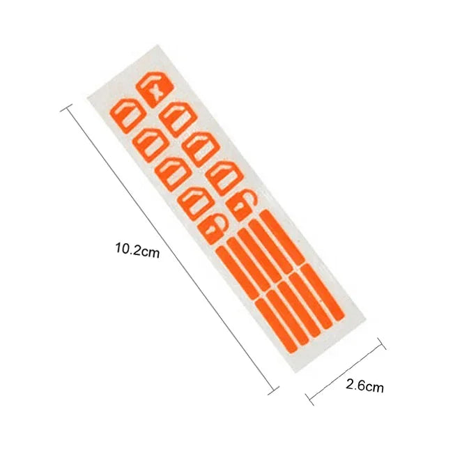 Car Interior Stickers Auto Accessories Car Window Button Luminous Sticker Lifter Switch Night Fluorescent Decals