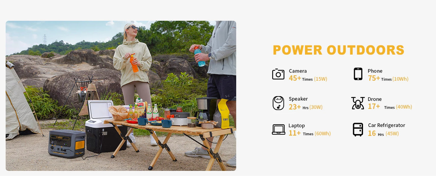 FlashSpeed 1000 Portable Power Station 2000W 828Wh LiFeP04 Battery For Outdoor Camping Tent Travel