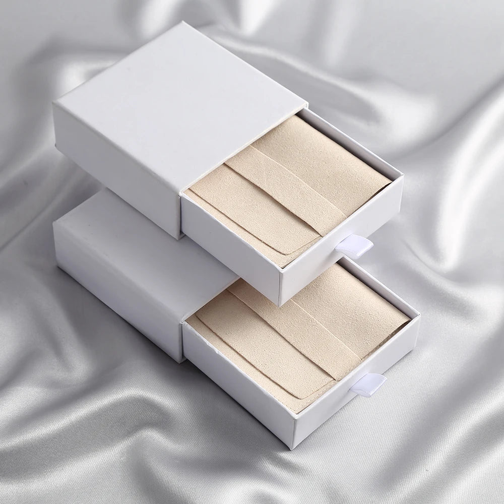 10pcs Microfiber Velvet Bag Jewelry Presents Pouches for Necklace Christmas Wedding Gift Package Envelope Bags