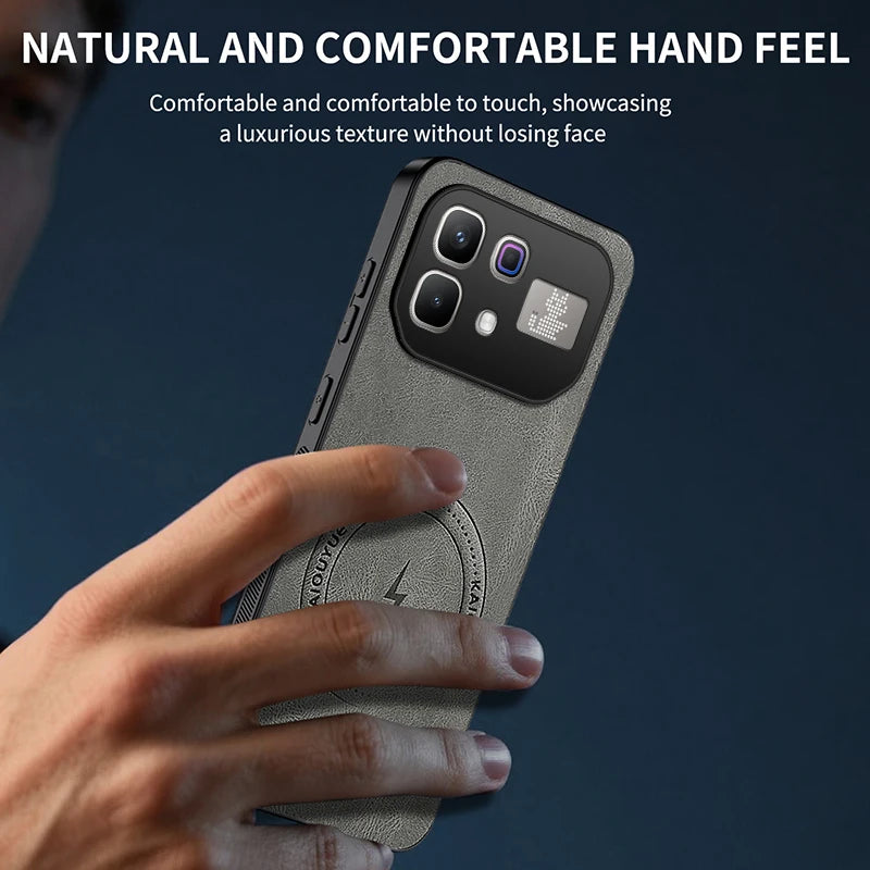 For Infinix Note 60 Pro 5G Case for Magsafe Luxury Sheep Skin Magnetic Matte Cover for Infinix Note60 Anti-drop Bumper Shell