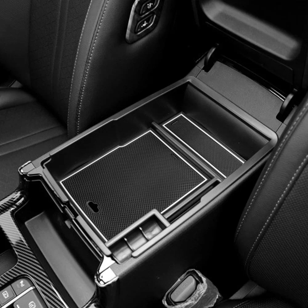 Center Console Organizer Tray Armrest Storage Box For KIA Sorento MQ4 2021 2022 Car Interior Stowing Tidying