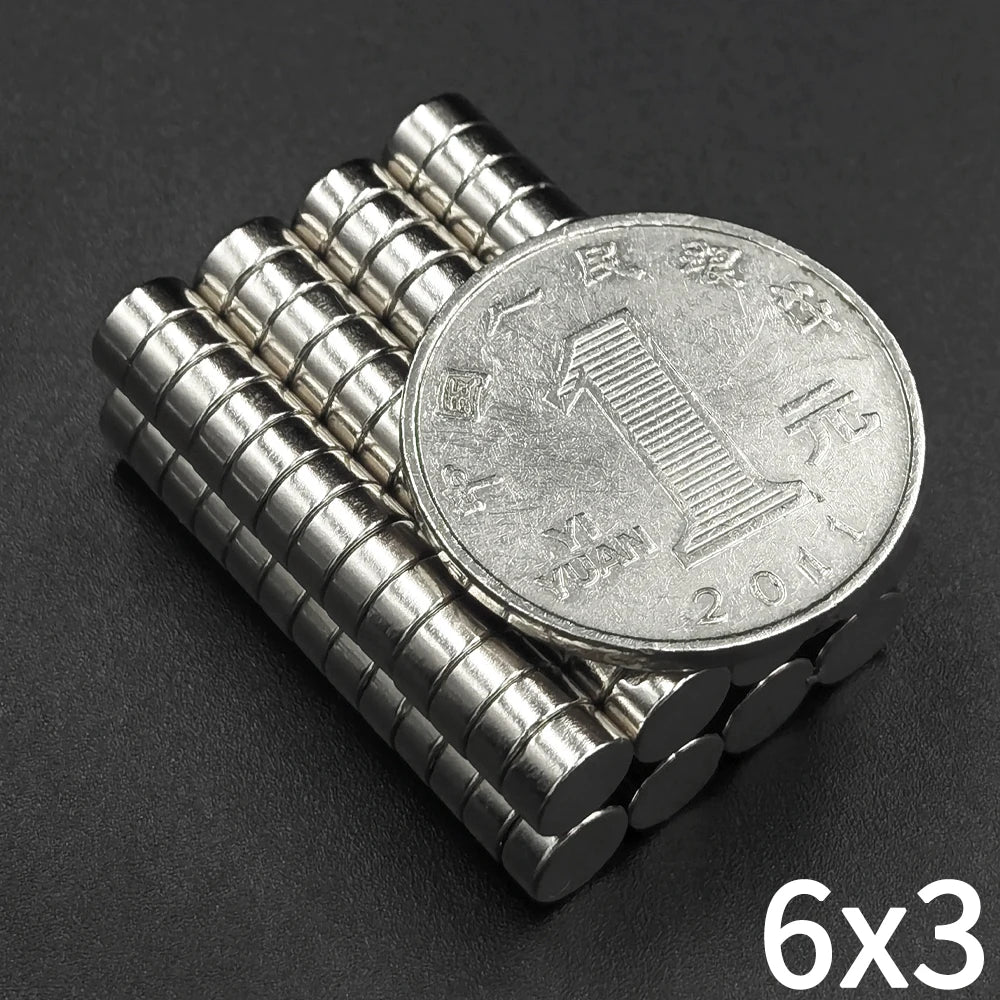 6x2 6x3 8x2 8x3 mm Super Strong Round Disc Shape Rare Earth Neodymium Magnets Fridge magnetic blocks Circular Powerful iman DISC