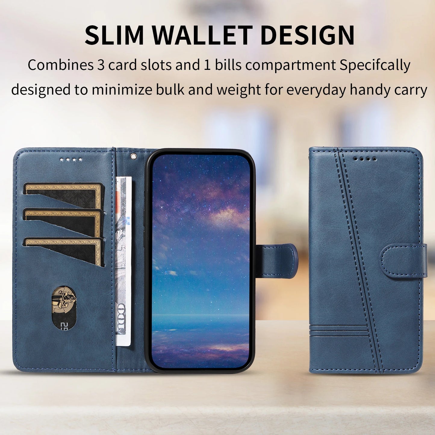 Wallet Magnetic Flip Leather Case For Huawei Mate 60 Pro Plus 20 10 Lite P70  P30 P20 P10 P9 P8 Nova Y90 Y70 3 12 SE 4G P Smart