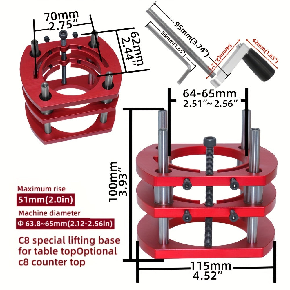 Upgraded Aluminium Router Table Insert Plate Woodworking Tool Set with Miter Gauge and Sliding Tenoning Fence for Router Table