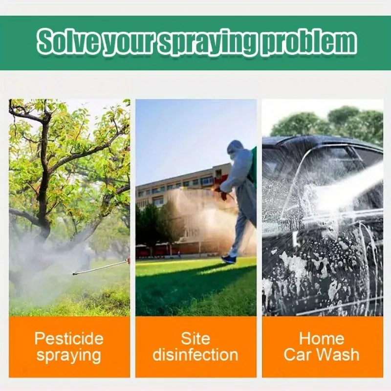 1PCS /2PCS Nozzle Agricultural Atomization Adjustable Nozzle Black Whirlwind Agricultural Sprinkler Head Garden Tool