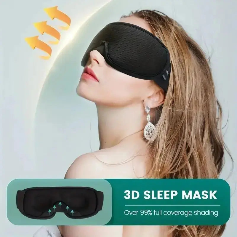 Eye Mask Breathable 3D Sleeping Eye Mask Comfortable Sleep Easy To Wash And Clean Travel Essentials