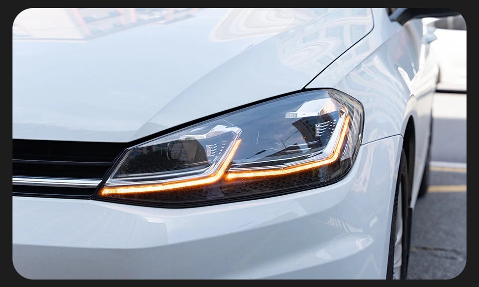 Headlights For VW Golf 7 MK7.5 Gti LED 2013-2020 Golf 7.5 Head Lamp Car Styling DRL Signal Projector Lens Auto Accessories Front