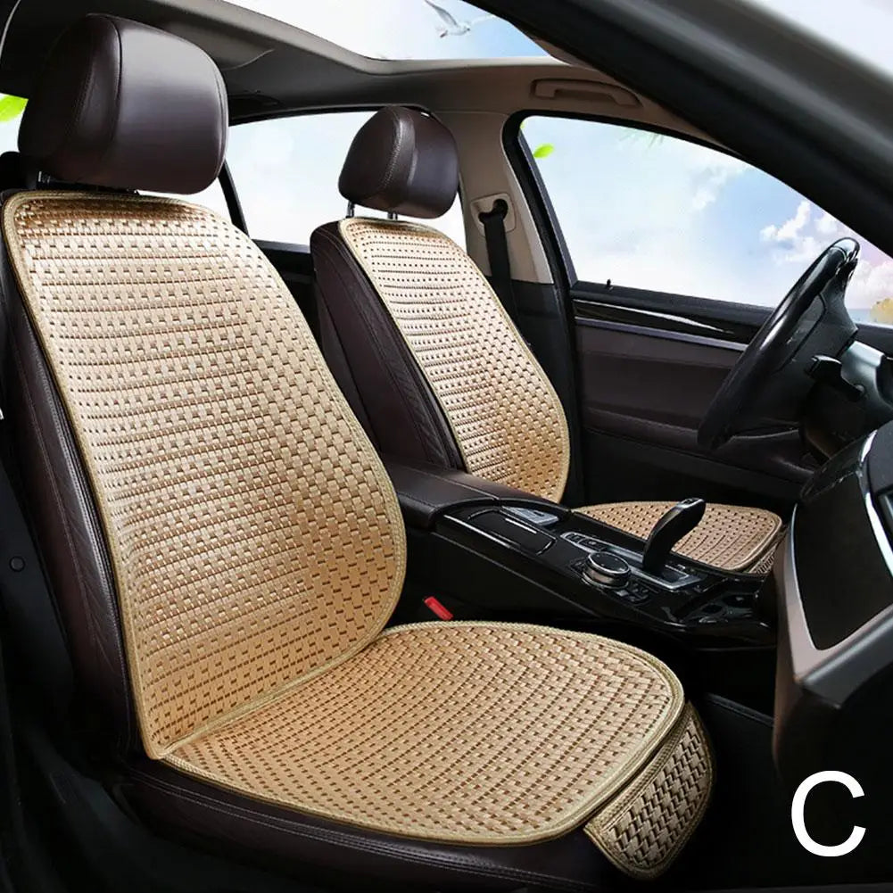Summer Universal Car Seat Covers Front CoolCar Seat Cushion Mat Ice Silk Auto Seat Cover Protector Backseat Cover For Car