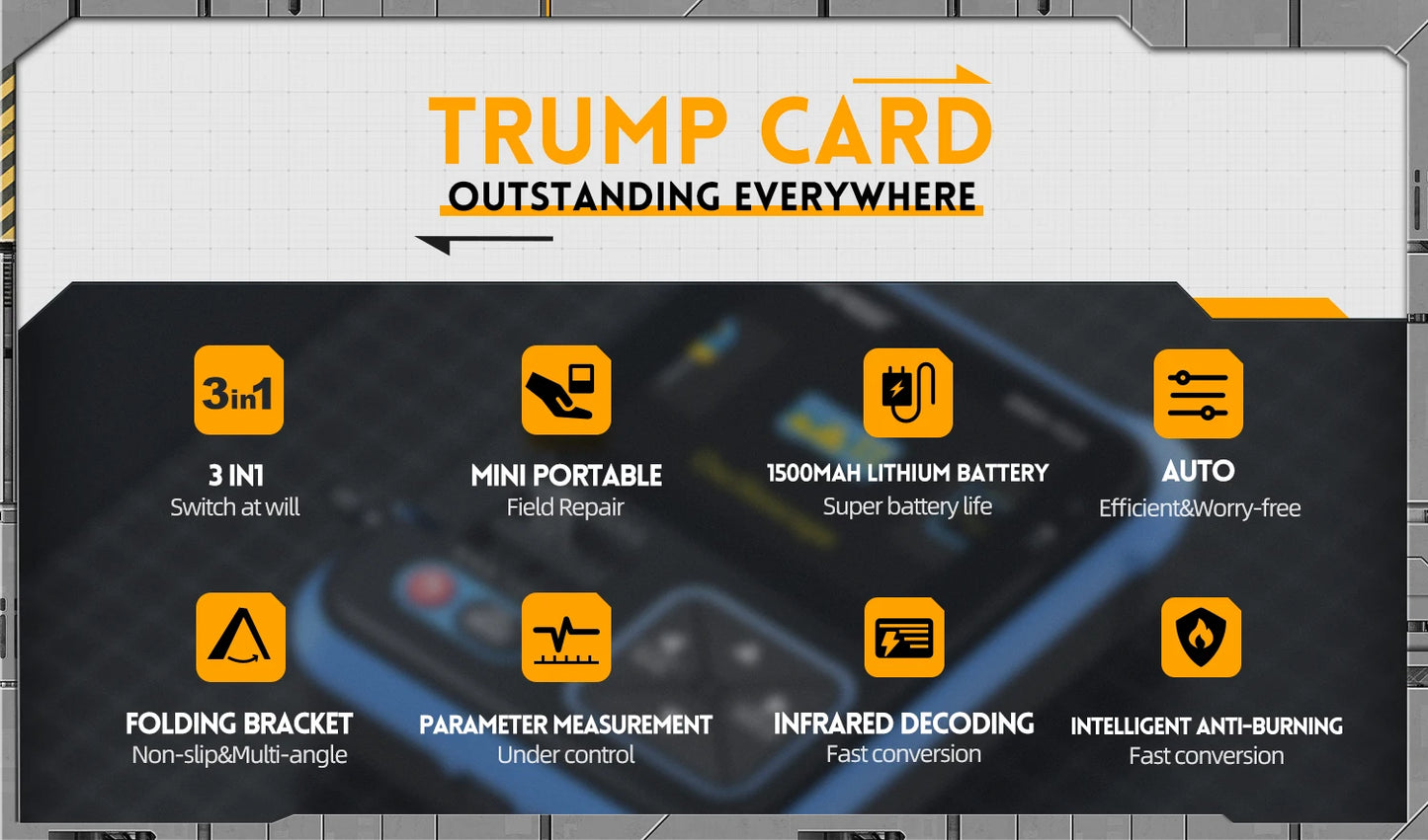 FNIRSI DSO-TC3 Mini Handheld Digital Oscilloscope Transistor Tester Signal Source 3in1 Multifunction Electronic Component Tester