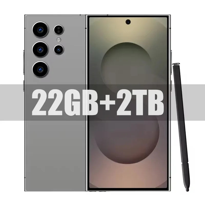 HOT 2025 new S26 Ultra original intelligent 5G dual card dual standby Android 15 system global version 108MP 7800mAh battery