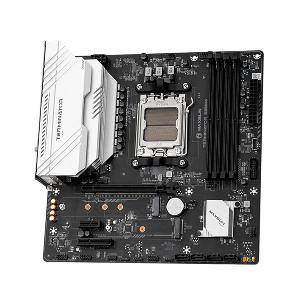 MAXSUN Terminator B650M WiFi6 Computer Motherboard support AMD CPU AM5 Ryzen7000 Ryzen8000 Ryzen9000 Bluetooth 5.2 DDR5 SATA3.0