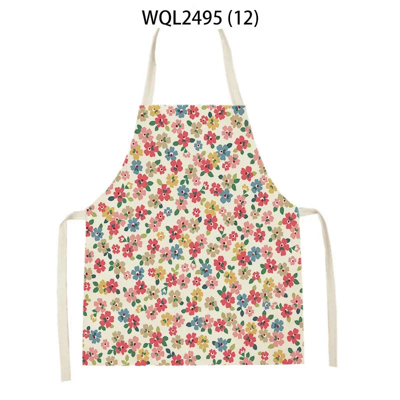 Plant Apron Kids Apron Kitchen Household Item Aprons Adult Hair Pinafore Custom Logo Kitchen Supplie Tablier Aprons 55-68cm