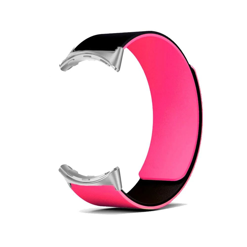 Silicone Magnetic Strap For Google Pixel Watch 4 3 2 1 41mm Accessories Sport Elastic bracelet correa Pixel Watch 3 4 45mm Band