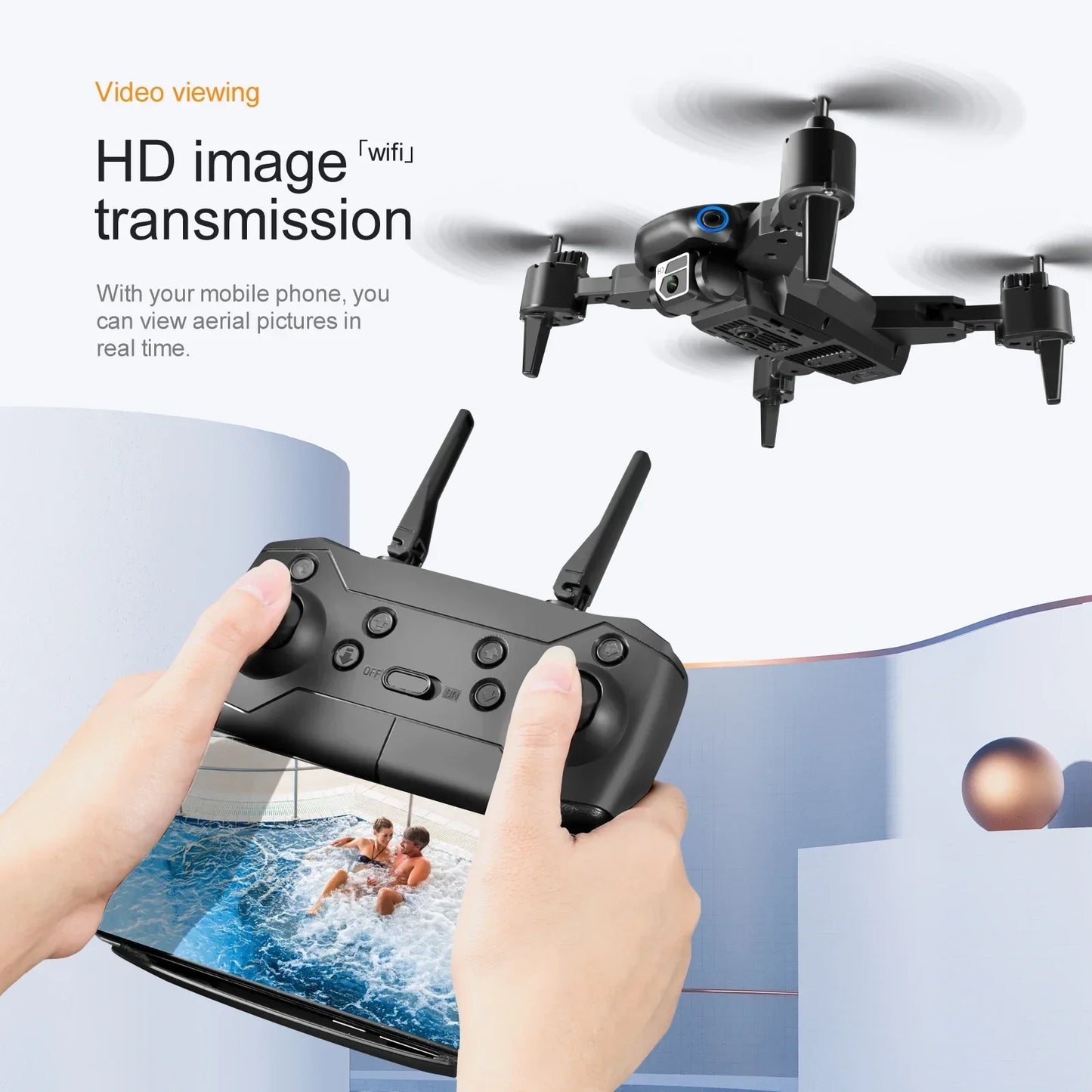 S69MAX Drone 4K Professional 8K With Wide Angle Dual HD Camera Foldable RC Helicopter WIFI FPV Height Hold Quadcopter Toys Gifts