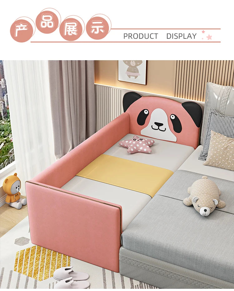 Barrier Stairs Children Beds Single Safety Bedrooms Wooden Kids Bed Mattresses Toddler Luxury Lit Cabane Enfant Home Furniture