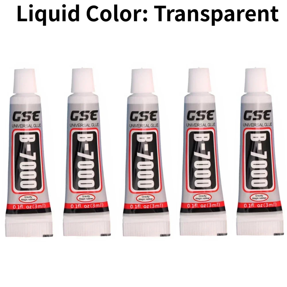 B7000 3ML Glass Plastic Universal DIY Glue B-7000 Clear Contact Phone Repair Adhesive 5/10/20/50 Pieces