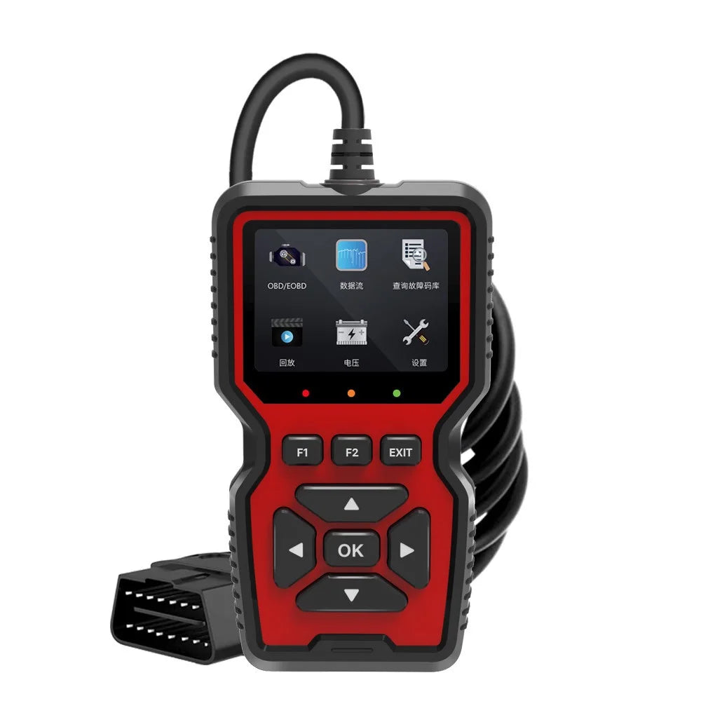 Car Fault Detector V519 Obd2 Scanner Fault Diagnosis Tester Engine System Diagnostic Tool Code Reader