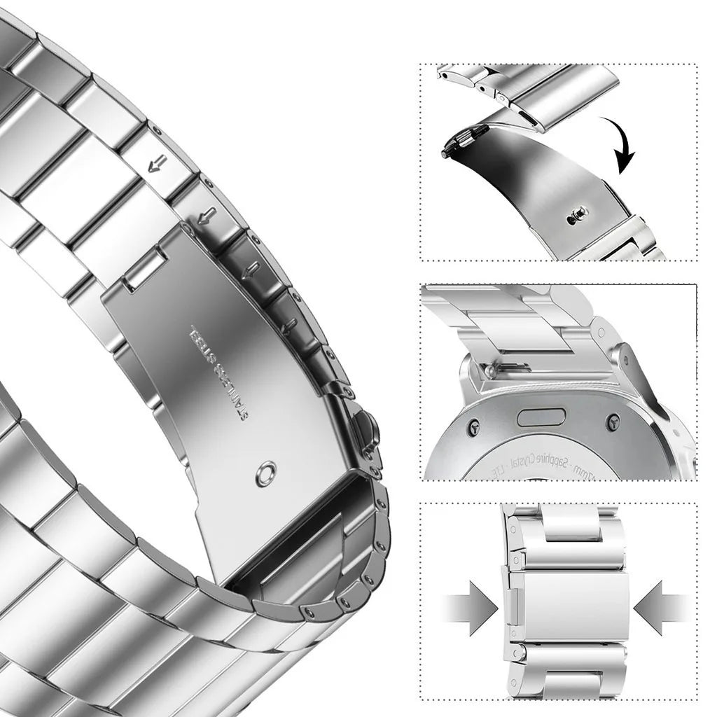 Metal Stainless Steel Strap for Samsung Galaxy Watch 7 Ultra 47mm Quick Bracelet for Galaxy Watch 7 Ultra Replacement Wristband