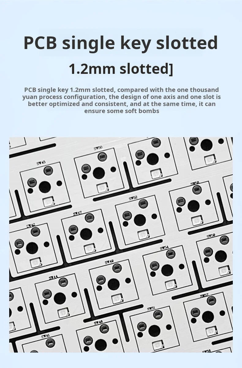 AULA F108pro Mechanical Keyboard Three-mode Bluetooth /2.4G/ Wired Customized Full-key Hot-swapable Gasket Structure RGB Light e