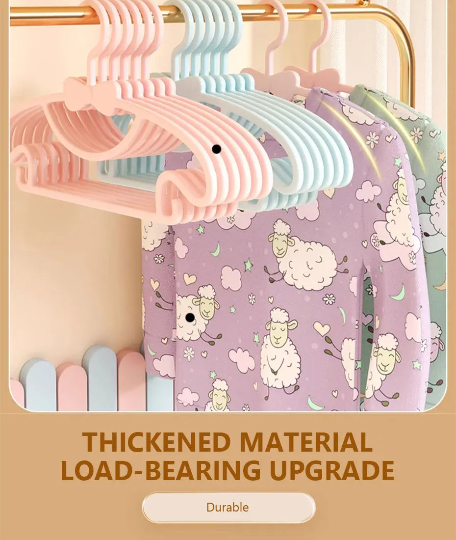 Baby Hanger 10pcs Kids Clothes Hanger Rack Display Cute Hanger Hanger Clip Hanger Wholesale