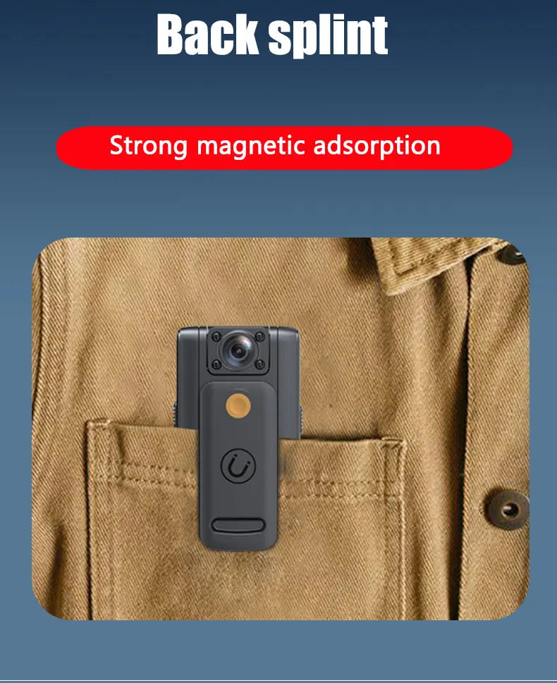 JOZUZE L11 1080P HD Mini Camera Portable Digital Video Recorder BodyCam Infrared Night Vision Police Cam Small Bike Camcorder