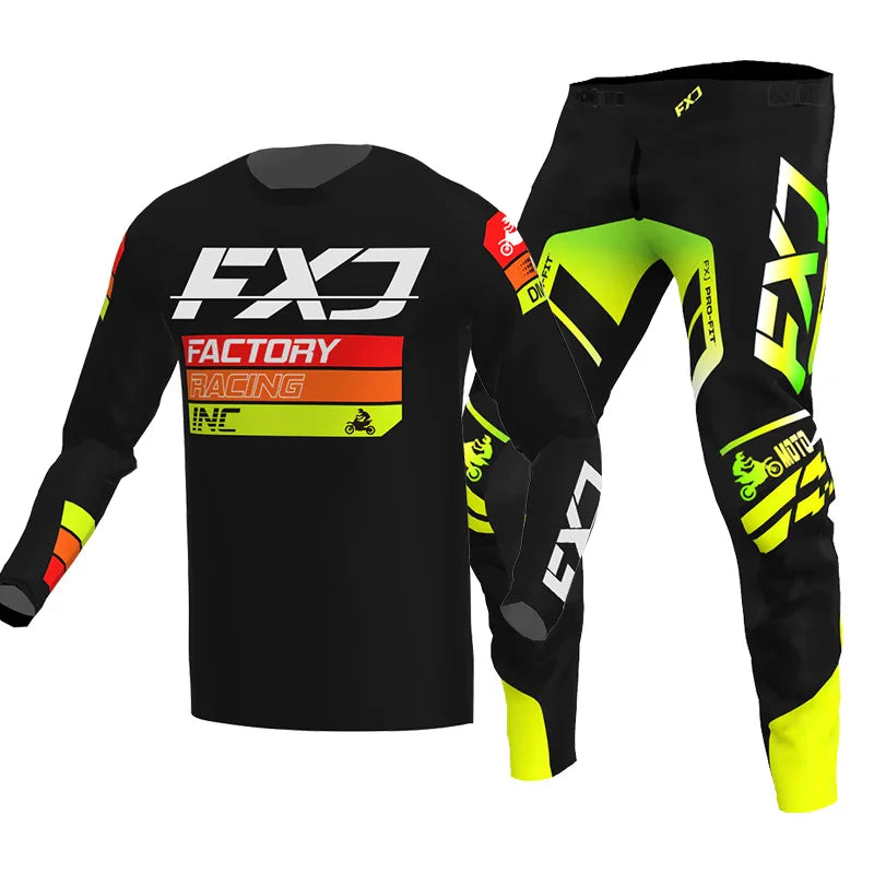 motocross gear set racing suit Off-road MX DH BMX ATV MTB Enduro MOTO Mens Kits Women's mountain Motorcycle Combo Downhill