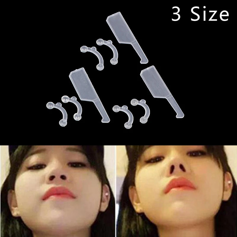 6PCS Beauty Nose Up Lifting Bridge Shaper Massage Tool No Pain Nose
