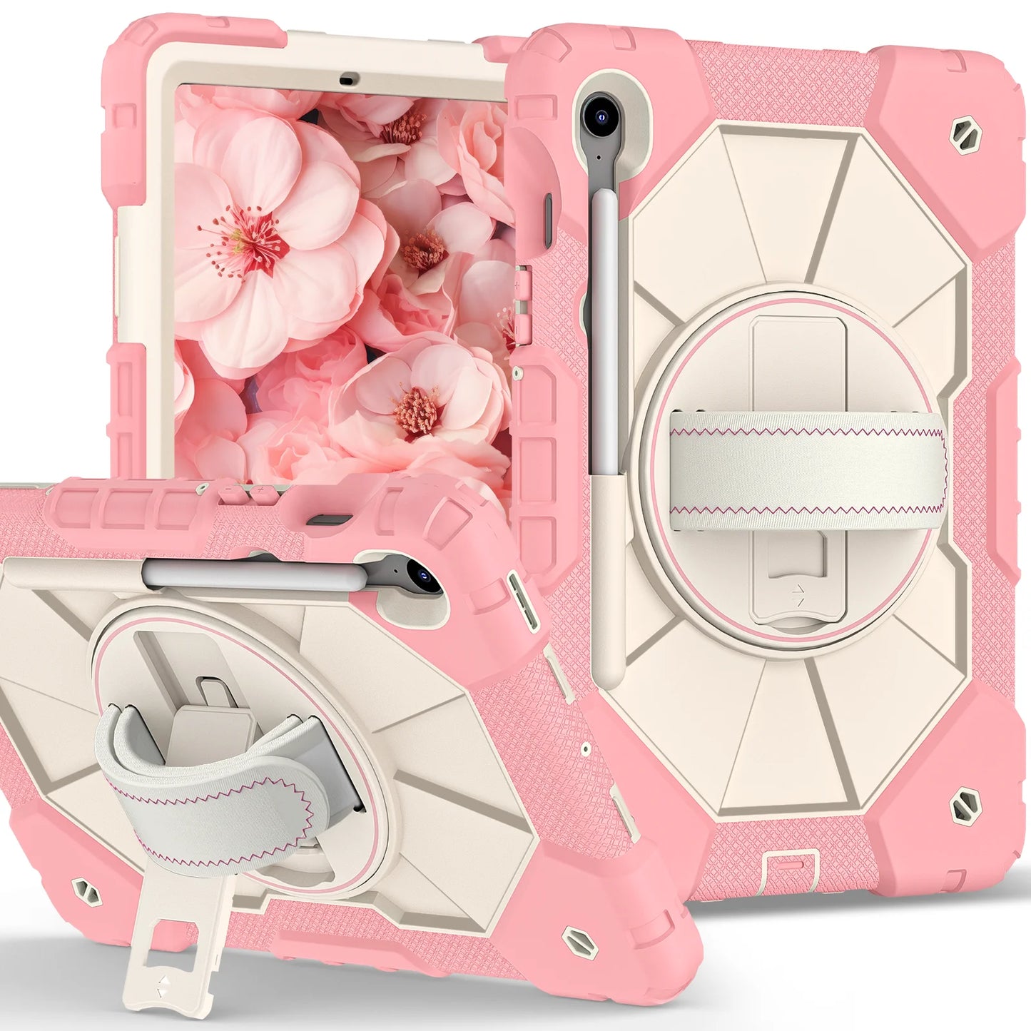 Tablet Protective Case C2 Model Suitable for Samsung Galaxy Tab S9 11Inch/Tab S9Fe 10.9Inch/Tab S10Fe 10.9Inch with Stand 10 Colors Available