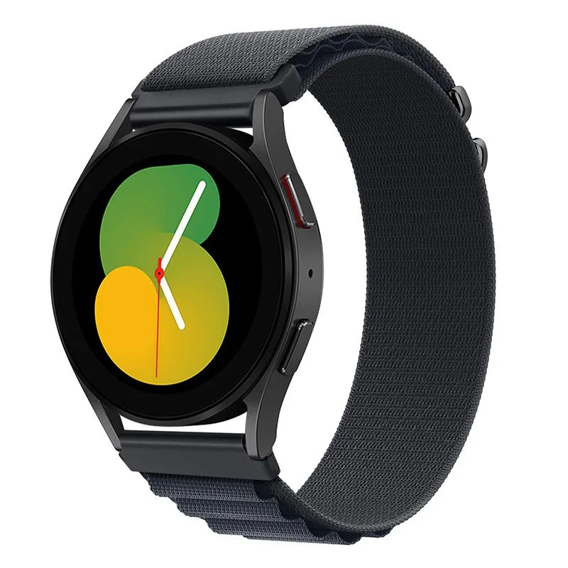 22mm 20mm Alpine Loop Bracelet for Samsung Galaxy Watch 7/6/5/4/Classic Band for Nylon Strap Huawei Watch GT4 GT2 3 GT5/Pro 46mm