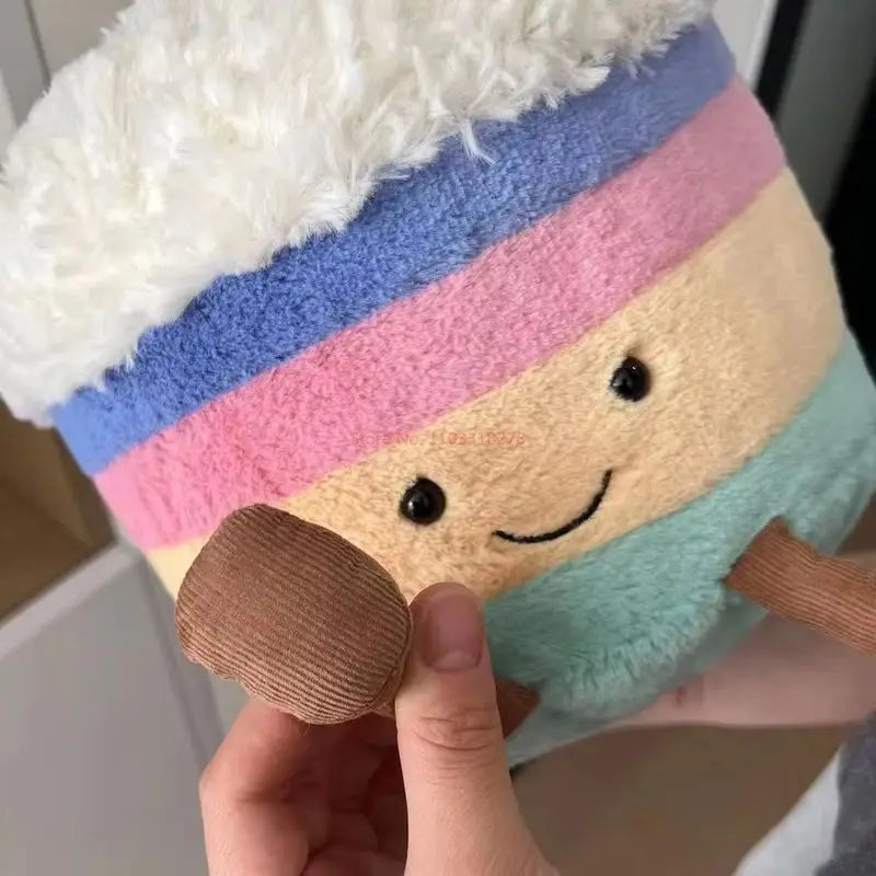 New Birthday Cake Jelly Cat Plush Toy Doll Cake Cloth Puppet Cute Fun Shop Soothing The Doll Valentine'S Festival Birthday Gift