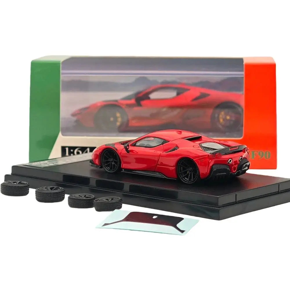 Fine model FM 1/64 Scale SF90 Diecast Models Car Collectible Christmas Gift