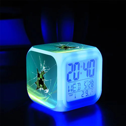 Digital Alarm Clock Battery Electric Game Set Time Alarm Clock Toy Kids Boys Creative Portable Despertador Bedroom Decor Reloj
