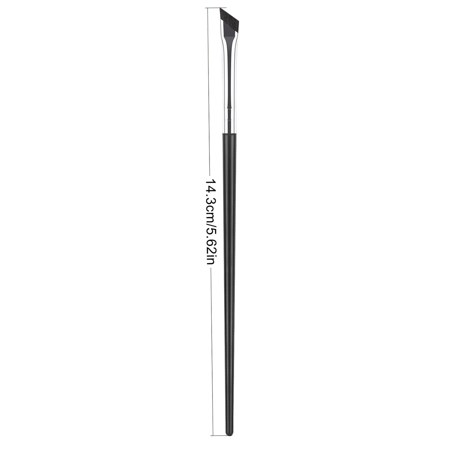 2Pcs Upgrade Blade Eyeliner Brush Ultra Thin Fine Angle Flat Eyebrow Brush Under The Eyes Place Precise Detail Brush