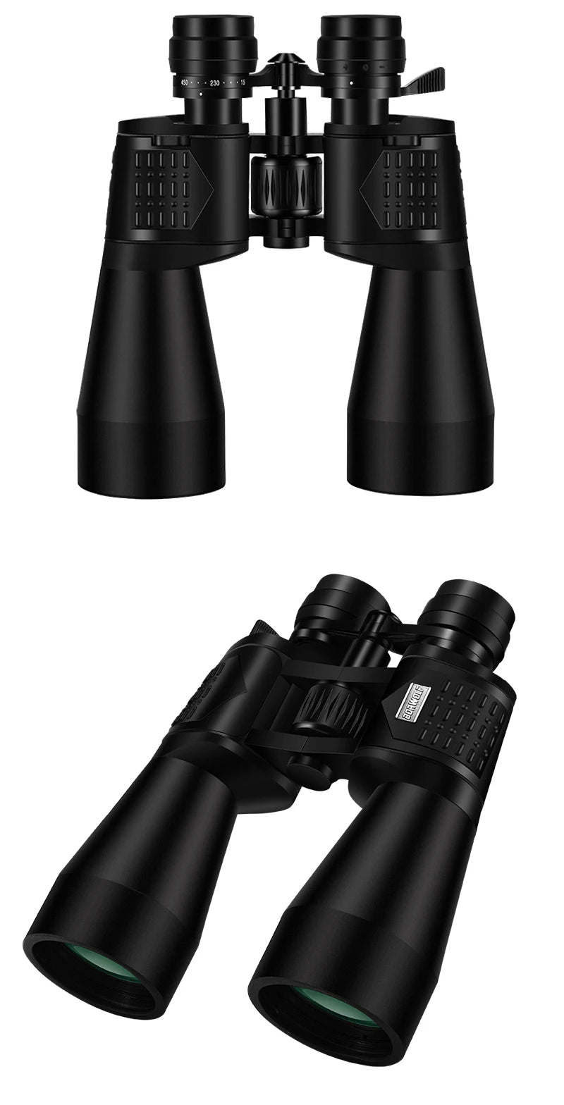 BORWOLF 15-450X60 Binoculars Telescope HD Light Night Vision Bak4 Prism Professional Zoom Powerful for Hunting Bird Watching