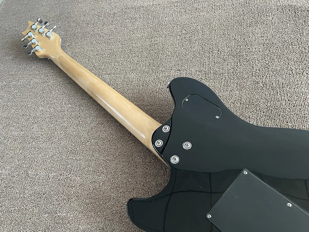 Electric Guitar with Zebra Pickups, Tremolo Bridge, Sunburst  color,High Quality, can be customized,In Stock, Fast Shipping